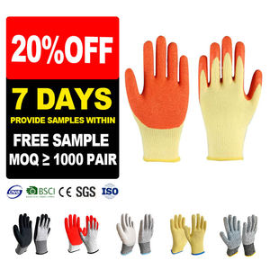 Latex Coated Work <strong>Gloves</strong> Excellent <strong>Grip</strong> Seamless Knit Nylon Safety <strong>Gloves</strong> with Polyurethane Ideal for Light Duty Work - Product Image 2