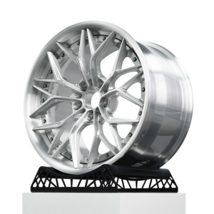 Juego de 2 Ruedas de Aleación Forjadas 5X120 en Color Plata Cepillado de 18 19 20 21 22 Pulgadas para Autos de Pasajeros <span class=keywords><strong>BMW</strong></span> F20 F21 F30 F34 F40 F52 F31 F35 F10 - Product Image 1
