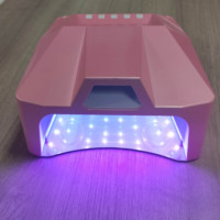 Nouvelle Arrivée Lampe Sécheuse à Ongles Portable Mini Haute Puissance Rechargeable à Séchage Rapide pour Gel UV LED Double Main à Faible Chaleur avec Logo Personnalisé
