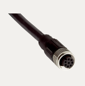 Cable Sensor-Actuador SICK DOL-1208G10MD25KM1 de 10 Metros, Negro, PUR de Alta Flexibilidad, Conector Recto M12, Extremo Abierto, IP67 - Product Image 1