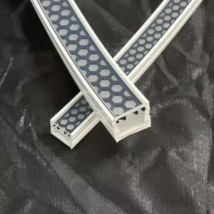 Yüzey/gömme montaj için LED doğrusal ışık şerit, çift katmanlı tavan aydınlatması için alüminyum kanal - Product Image 6