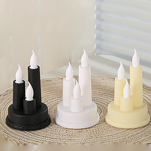 Vintage LED elektronik cadılar bayramı mum romantik düğün noel partisi süslemeleri için Minimum sipariş 2 adet - Product Image 5