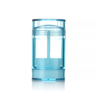 Flacon de parfum rotatif transparent multicolore de 50 ml avec logo personnalisé pour stick hydratant pré-crème solide