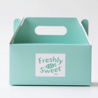 Boîte à poignée de cadeau de bonbon personnalisée de luxe Emballage en carton blanc de qualité supérieure avec design personnalisé