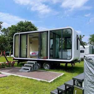 Container nhà viên biệt thự cho cắm trại ngoài trời pod không gian prefab cabin di động cho khách sạn - Product Image 4