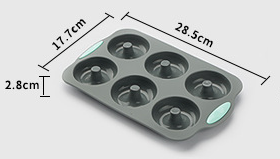 Six paquets de beignets Gris