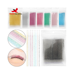 Mixed Procurement Low Price Wholesale 100pcs Lash Remover Micro <b>Brush</b> Deeply Cleaning <b>Lint</b> Free <b>Brush</b> for Eyelashes - Product Image 2