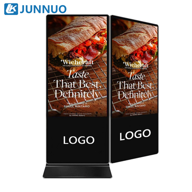 65 Inch Double-Sided Touch Advertising Screen Kiosk LCD Floor Stand Digital Signage and Display for Shopping Center