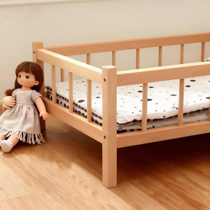 <span class=keywords><strong>Cuna</strong></span> de <span class=keywords><strong>Madera</strong></span> de Simulación para <span class=keywords><strong>Muñecas</strong></span>, Cama Infantil para Juegos de Rol - Product Image 2
