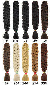 Venta al por mayor sintético Yaki recto trenzado extensión del pelo ignífugo materia prima Africana Jumbo <span class=keywords><strong>trenzas</strong></span> pelo - Product Image 5