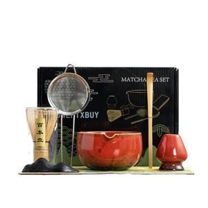 2025 nuovo <span class=keywords><strong>AY</strong></span> 7 pezzi regalo professionale Matcha Kit di lusso giapponese Chawan Matcha frusta Set con ciotola in ceramica Matcha - Product Image 2