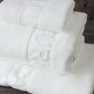 <span class=keywords><strong>Set</strong></span> <span class=keywords><strong>di</strong></span> <span class=keywords><strong>asciugamani</strong></span> da bagno Jacquard bianco <span class=keywords><strong>di</strong></span> lusso per Hotel 70x140cm 100% cotone grande telo da mare <span class=keywords><strong>di</strong></span> <span class=keywords><strong>marca</strong></span> assorbente ad asciugatura rapida - Product Image 2