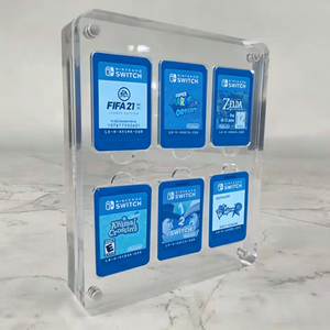 Wholesale Custom Size Clear Acrylic Card Display <b>Box</b> Magnetic Lid for <b>Collectible</b> Card Showcase - Product Image 1