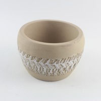 Pots en ciment au design classique, légers et transportables, pour plantes d'intérieur et d'extérieur, décorations de jardin suspendues