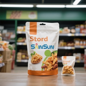 Bolsas de Mylar Resellables Personalizadas para Alimentos, Bolsas de Plástico para Envasado de Alimentos, para Leche, Gelatina y Otros Alimentos, con Cierre - Product Image 1