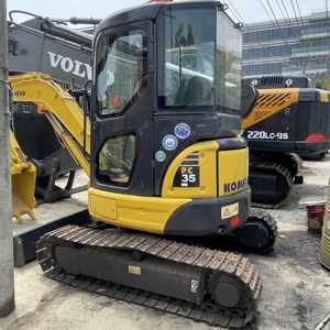 รถขุดขนาดเล็ก KOMATSU PC35MR มือสอง น้ำหนัก 3.5 ตัน รถขุดไฮดรอลิกแบบตีนตะขาบ เครื่องจักรก่อสร้าง - Product Image 4