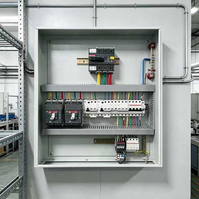 Custom OEM Factory Direct IP55 3 Phase 4 Way Low Voltage Electrical Distribution Cabinet Panel Industrial Distribution Equipment
