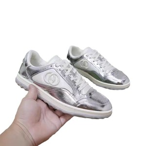 <span class=keywords><strong>Scarpe</strong></span> Casual Sportive Mac80 da Donna, Sneakers Retrò in Vera Pelle, Traspiranti in Cotone, Stile Vintage Bianco Sporco - Product Image 1