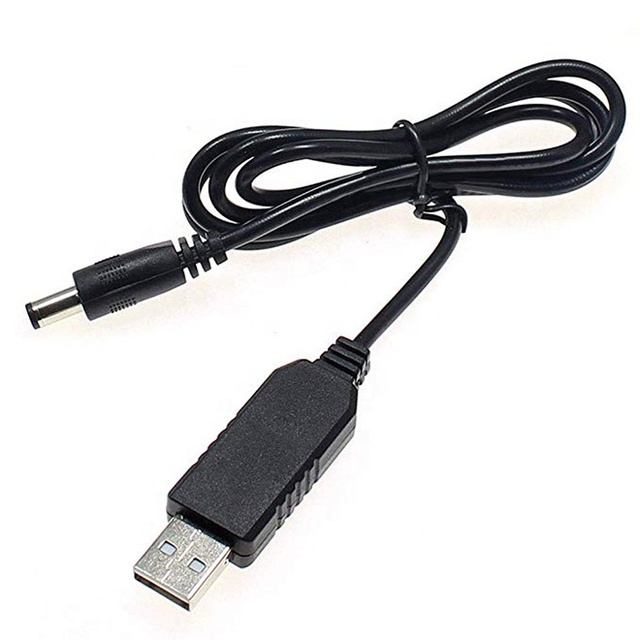 DC DC USB cable 5V to 9V 12V 1A Step up Boost Converter power supply cable 5.5*2.1mm For Router LED Strip Light