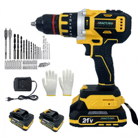 Outils électriques professionnels, perceuse avec batterie 20 volts, tournevis sans fil 42v, perceuse sans fil