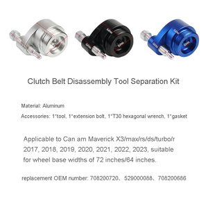 Herramienta de Desmontaje de Correa de Embrague para Maverick X3/max 2017-23, Compatible con Anchos de Base de Rueda de 72/64 Pulgadas, Kit de Separación - Product Image 3