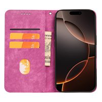 Étui portefeuille à rabat en cuir magnétique pour iPhone 18 Pro Max, 17, 17e, 16, 16e, 15 Pro, 14, 13, 12, 11 – Housse de protection
