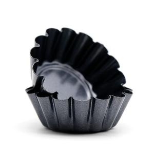 <span class=keywords><strong>Moule</strong></span> à tartelettes et mini-tartes en acier au carbone antiadhésif KT QC508 OEM, 1 pièce, design écologique et réutilisable pour cupcakes et muffins - Product Image 6