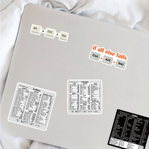 Tasti di scelta rapida per tastiera creativa da 30 pezzi adesivi per laptop personalizzati adesivi in vinile graffitic per notebook impermeabili - Product Image 4