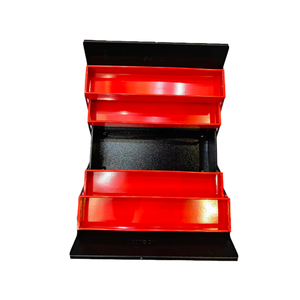 Steel Toolbox Three-layer Oem Color 420mm Length <b>Tools</b> Storage <b>Box</b> Portable Household <b>Metal</b> Case Auto Repair <b>Tool</b> Low Price - Product Image 4