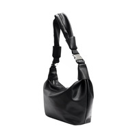Bolso Bandolera de Gran Capacidad para Hombre, Estilo Hobo, Suave y Holgado, con Correa Ajustable, para Viajes Largos, Compras Diarias