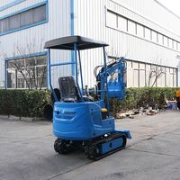 Excavator Mini Compact Mini 0.8 Ton Excavator With Side Swing Function Mini China Micro Excavator Attachments