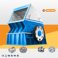Concasseur à marteaux robuste PCZ 300-350t/h, installation de concassage de pierres avec système d'ouverture hydraulique pour le calcaire