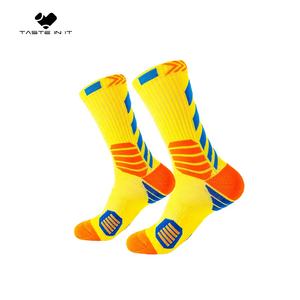 Fabricantes Atacado Alta Qualidade Compressão Meias Nbaing Non-Slip Custom Logo Crew Toalha Atlético Basquete Meias - Product Image 2