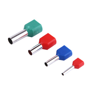Copper Tube Series Insulated Bootlace Ferrule <b>Terminals</b> Insulated Twin Cord End Electrical Wire Crimp <b>Terminals</b> - Product Image 4