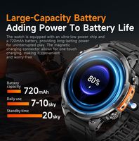 Reloj Inteligente MK100 con Llamadas, Monitor de Ritmo Cardíaco, Contador de Pasos, Monitorización del Sueño, GPS, Posicionamiento Beidou, Brújula, Asistente de Voz con IA