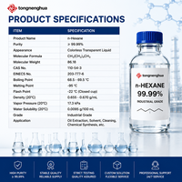 N-Hexane à très faible teneur en aromatiques et ions métalliques, CAS 110-54-3, 99,9 %, qualité électronique pour le nettoyage des plaquettes semi-conductrices, approvisionnement en usine