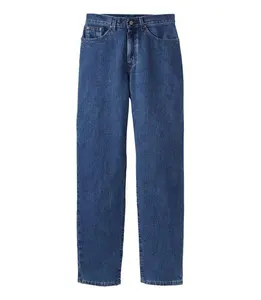 Maatwerk Losse Rechte Pijpen Broek Hoge Taille Vrouwen Jeans