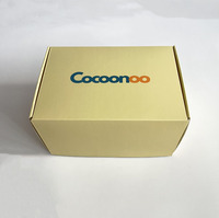 Voll farbig bedruckte Flat Pack Verpackungs box Wellpappe gestanzte Falt kraft Mailer Versand Mailing Box
