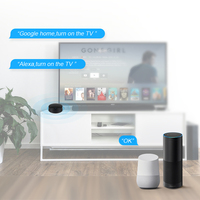 Télécommande wifi à infrarouges, WALE, fonctionne avec Alexa et Google Assistant, contrôle vocal, fonction de température et humidité