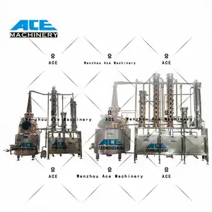 Stills pemanas listrik 1000L 2000L 3000L penyuling sari besar