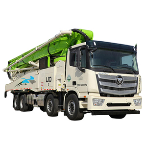 Camión Bomba de Concreto Foton 470 HP 8x4, Ideal para Grandes Proyectos de Construcción, Mezcladora de Concreto y Semirremolque de Transporte - Product Image 1