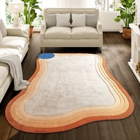 Benutzer definierte Wolle und Seide Hand Tufted Teppich Teppich Herstellung Design moderne nordische Vintage Tufting Teppiche Sets