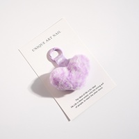 Porte-clés de voiture DIY mignon Faux Rex lapin couleur claire imprimé léopard en peluche poupée sac breloque