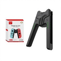Empuñadura de Carga para Controlador Joycon de Nintendo Switch y Switch 2, Ligera, de ABS, Cómoda y con Función de Carga