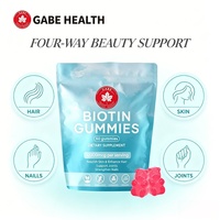 Gummies de biotine haute puissance 12000mcg pour la santé des cheveux, de la peau, des ongles et des articulations – Complément alimentaire végétalien sans gluten ODM/OEM