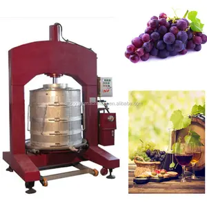 150L Ice Wine Press Machine Hydraulic lemon strawberry Grape Wine Pressing Machine Basket Type Wine Making Machine