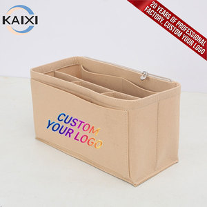 Op maat gemaakte logo-vilt organizer reistas binnenportemonnee draagbare opbergzak voor make-up opbergtas - Product Image 1