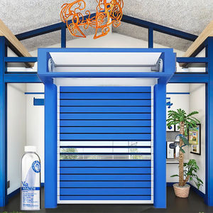 Portes de garage à enroulement en acier galvanisé en aluminium isolé de haute qualité avec un design postmoderne et un écran pliable - Product Image 5