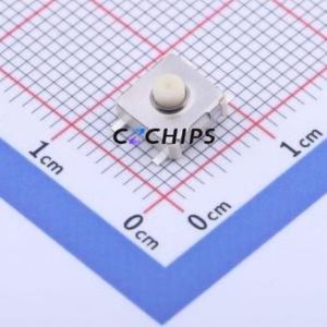 JTP2100SW Tactile Switch SMD Switch ( Button Shape: Round Button )( Operating Force: 1N )( Mounting Type: Vertical Mount ) - Product Image 1