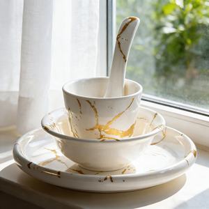 Vajilla de Melamina Moderna de Lujo <span class=keywords><strong>para</strong></span> Catering, Juego de Platos <span class=keywords><strong>para</strong></span> Servir - Product Image 1